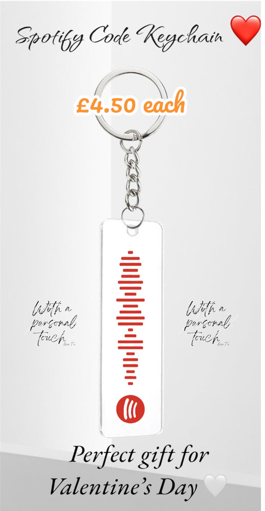 Spotify Code Keychain