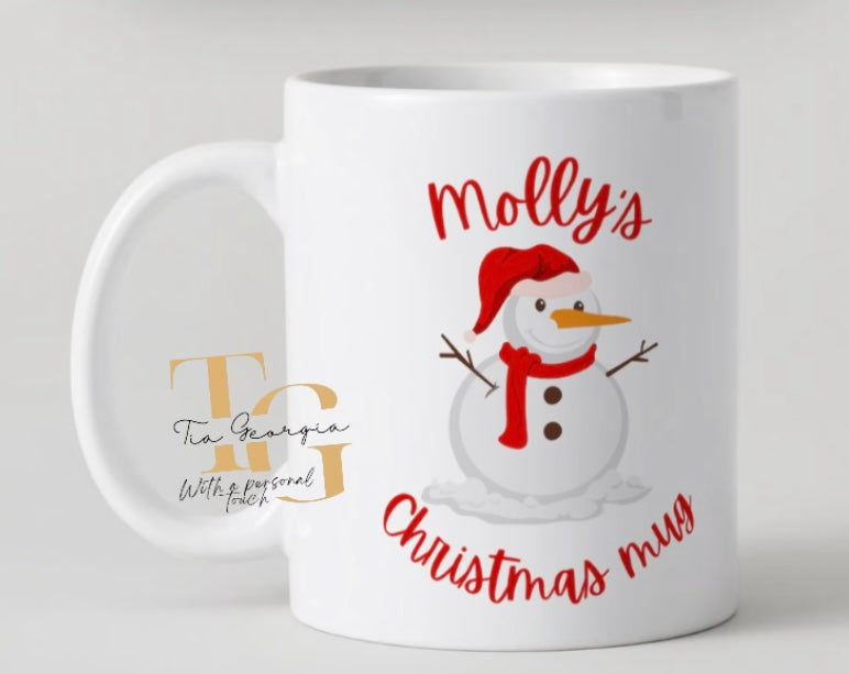Personalised Christmas/Eve Mug