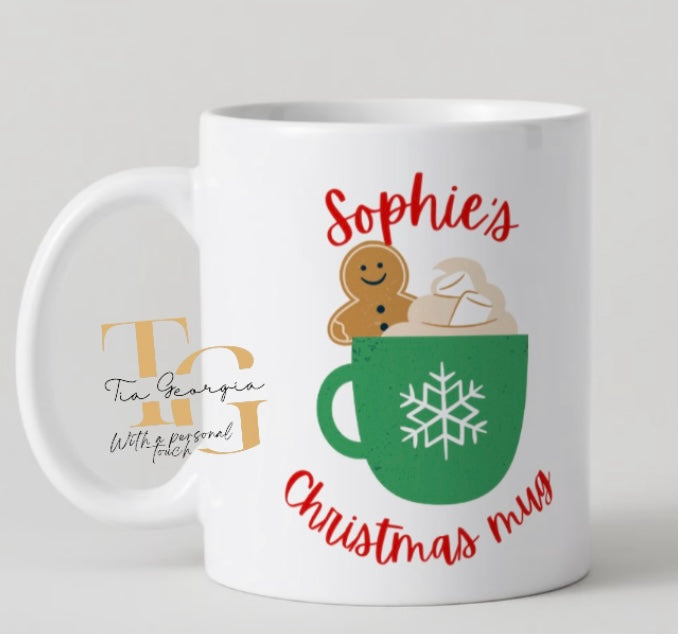 Personalised Christmas/Eve Mug