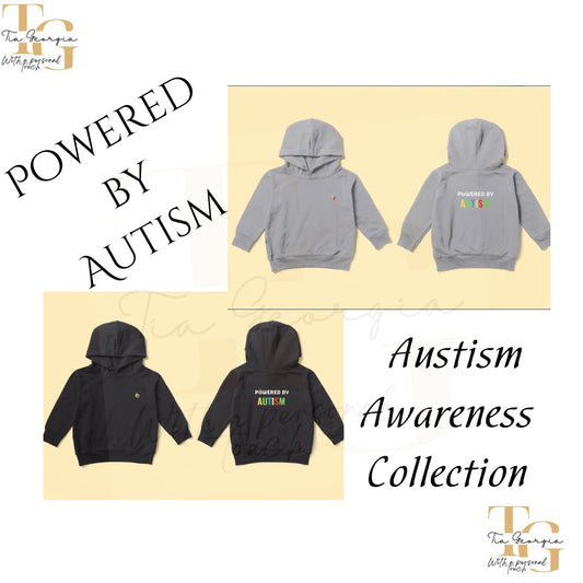 Kids Powered by Autism Hoodie💛