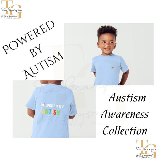 Kids Powered by Autism Tops💛