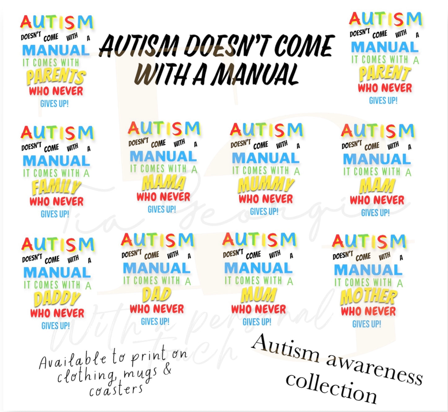 Autism Awareness - Coasters