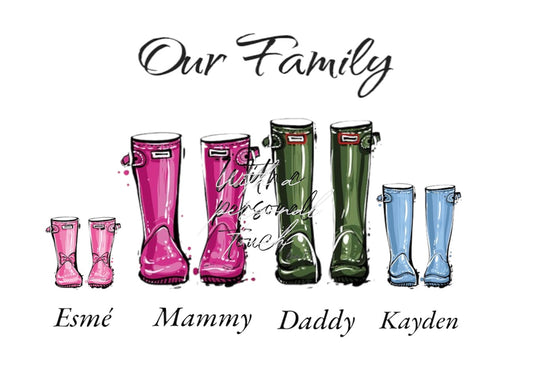 Welly Boots Family