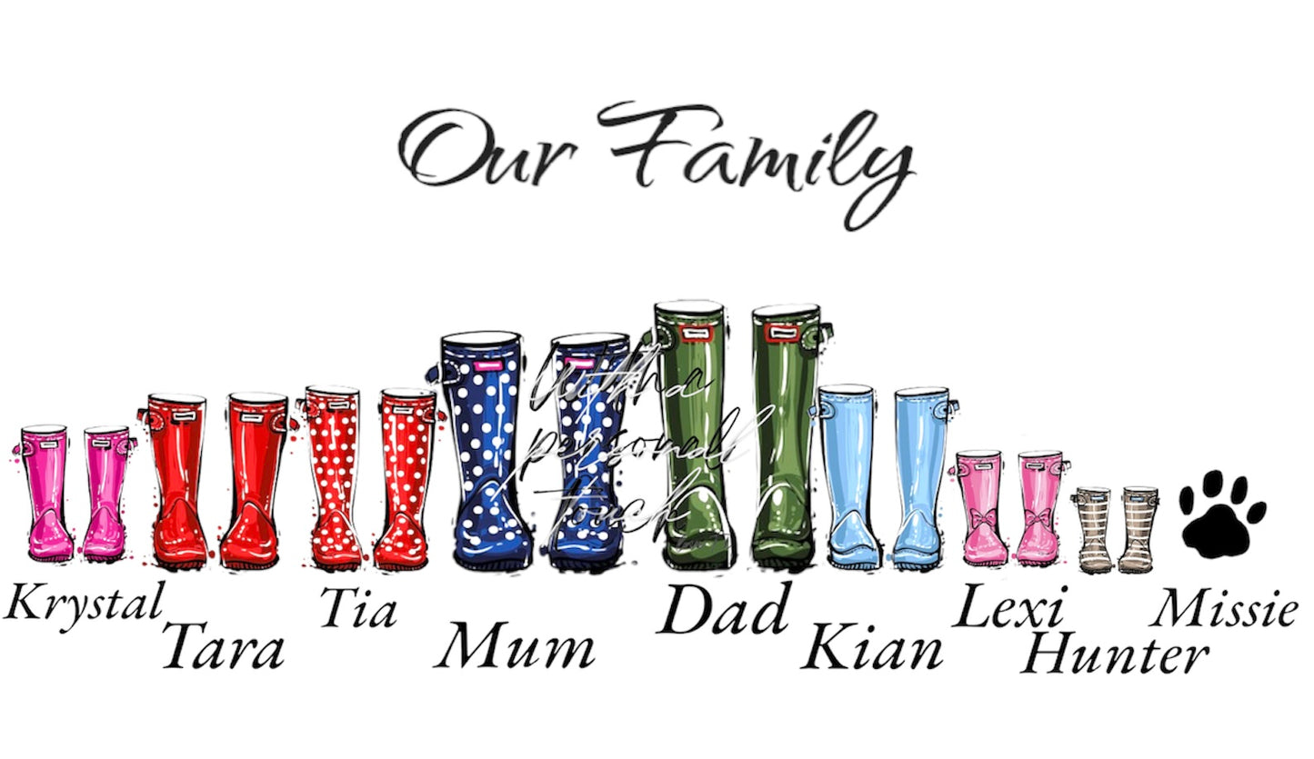 Welly Boots Family