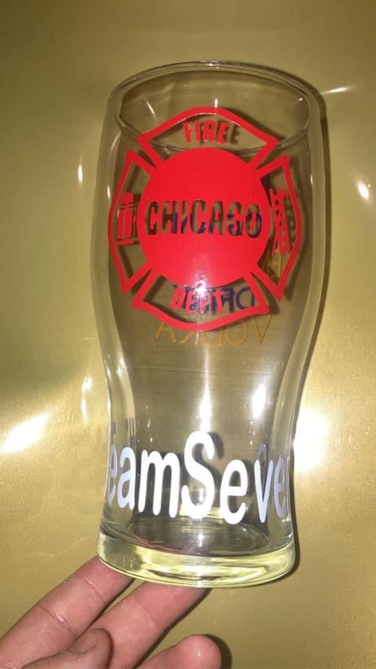 Wine Glass / Pint Glass (no colour stem)