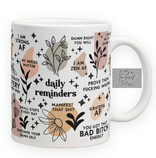 Daily Reminders Mug
