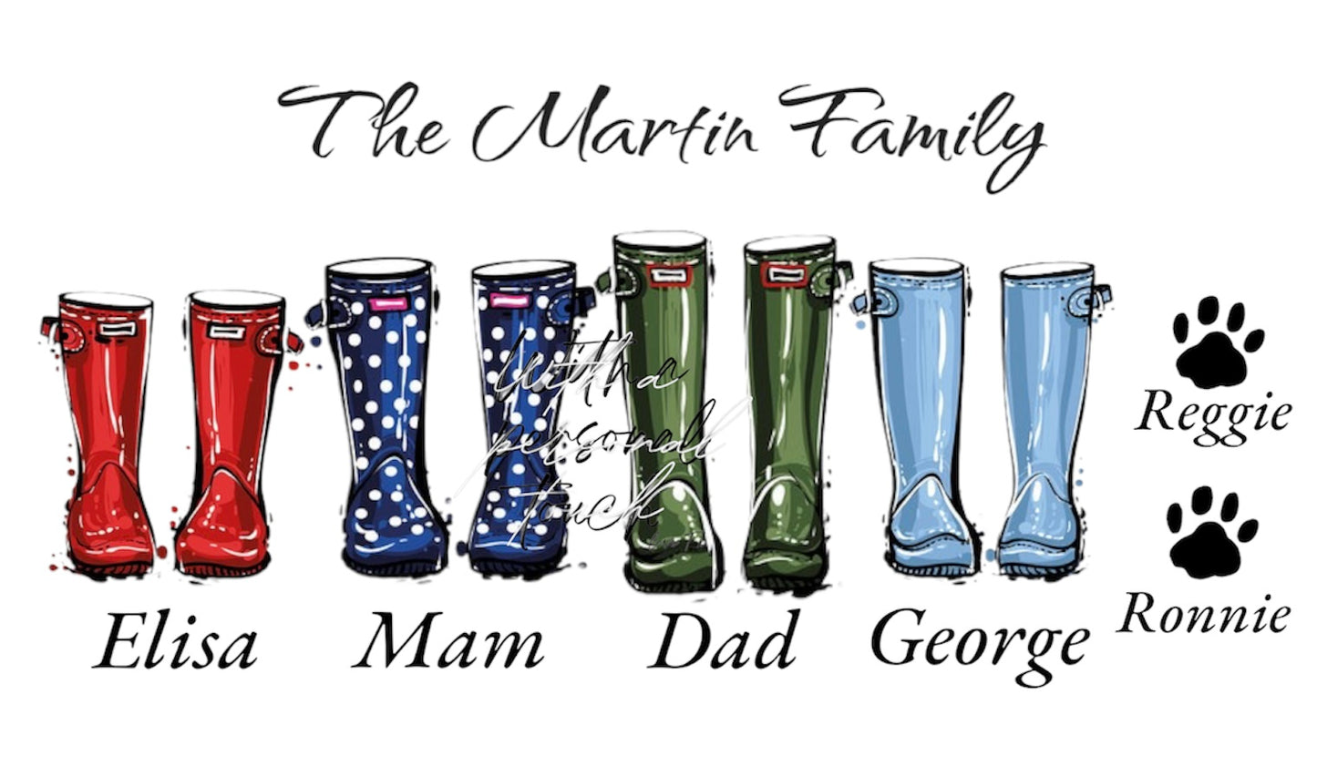 Welly Boots Family