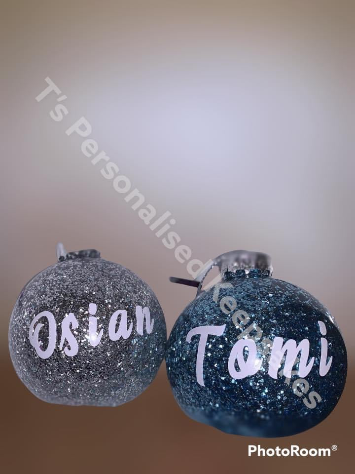 Glitter Baubles